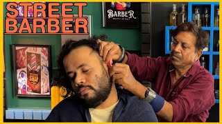 ASMR Relaxing Head Massage and Knuckles Cracking Adjustments by Barber PRADEEP💈asmr [upl. by Ahsinaw]