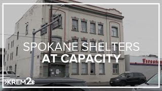 Cold front putting strain on Spokanes homeless shelters [upl. by Dosi]