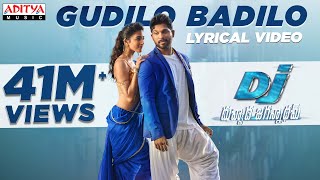 Gudilo Badilo Madilo Vodilo Full Song With Lyrics  DJ Songs  Allu Arjun  Pooja Hegde  DSP [upl. by Donelle]