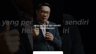 Motivasi dari Ridwan Kamil motivasi shorts youtubeshorts fyp [upl. by Aihseken140]