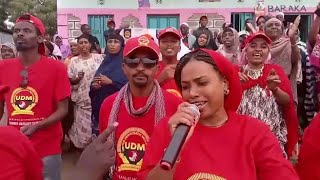 Governor Abshiro New Campaign song quotKayoo tenaquot as performed Live by Emu Girma at Sololo [upl. by Jeramey]