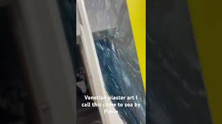 Come to sea Venetian plaster art [upl. by Sommers]