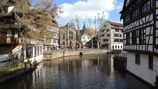 Straßburger Altstadt mit Schleusenfahrt [upl. by Pinchas]