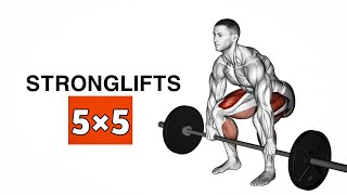 The Ultimate StrongLifts 5x5 workout to Shape and Strengthen at Home [upl. by Meehyr]