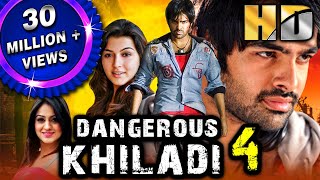 Dangerous Khiladi 4 HD  Ram Pothinenis Blockbuster Romantic Action Comedy Movie Hansika Motwani [upl. by Eldreeda]