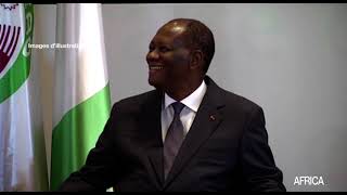 Côte dIvoire  le président Alassane Ouattara annonce un futur gouvernement de 30 membres [upl. by Ninahs]