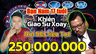 Ai Là Triệu Phú Mới Nhất 2024  Bạn Nam 17 tuổi Khiến Giáo Sư Xoay Rút SÉC liên tục [upl. by Irra830]