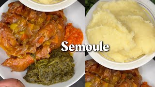 Ma recette de semoule et ailes de poulet [upl. by Rodgiva779]