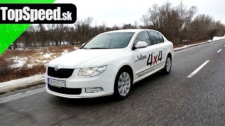 Test Škoda Superb 36 FSI V6 4x4 TopSpeedsk [upl. by Perr]