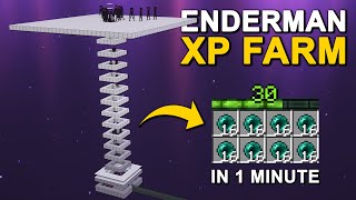 The BEST Enderman XP Farm in Minecraft 121 Tutorial [upl. by Harland]