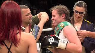 Ema Kozin World pro box champion WBF an WBC international champion [upl. by Adlig]