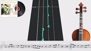 Wedding March  Violín 🎻 Play Along  TUTORIAL  TABLATURA [upl. by Aisila917]