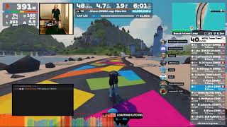 Zwift  TTT WTRL Team Time Trial  Beach Island Loop in Watopia [upl. by Shishko]