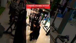 Shoulder Workout 🦾gym gymlover shoulderexercise gymattitude shoulder attitude status yt [upl. by Aicram]