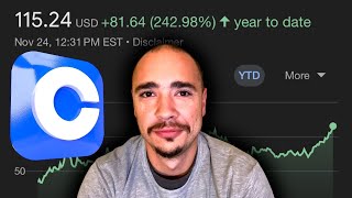 Why is COIN Coinbase Stock Setting New Yearly Highs Right Now [upl. by Eerahs]