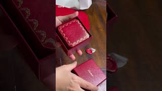 Unboxing 까르띠에 마이용 팬더 웨딩밴드 cartier wedding ring [upl. by Natalie]