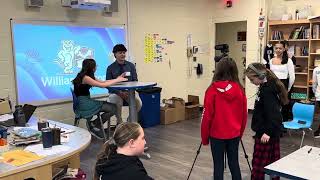 Montville Twp High School senior Matt Trifari is interviewed by William Mason students on April 19 [upl. by Franciska281]