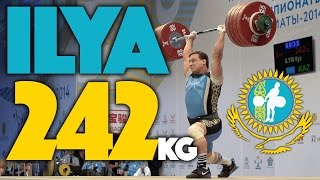 Ilya Ilyin  242kg Clean and Jerk World Record [upl. by Nylirret]