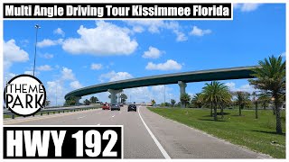 Driving Down US HWY 192 Highway 192 East in Kissimmee FL  Multi Camera Angle Tour 4K [upl. by Ttessil]