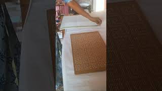 How to stone your fabric using stone board and transfer sheet [upl. by Ahseyd]