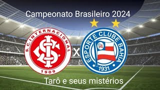 Previsão Campeonato Brasileiro 2024 Internacional x Bahia [upl. by Medlin]