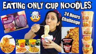 I Ate Only CUP NOODLES For 24 Hours Challenge  Gone Extreme 🤯 Garimas Good Life [upl. by Atteuqram]