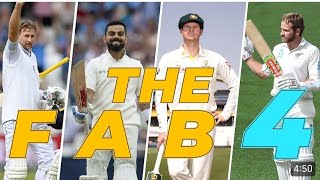 FAB 4 BATSMAN ALL FORMAT PART 2 JOE ROOT VIRAT KOHLI STEVE SMITH KANE WILLIAMSON [upl. by Yrannav]