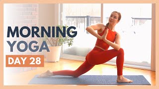 DAY 28 CLEANSE  10 min Morning Yoga Stretch – Flexible Body Yoga Challenge [upl. by Adas]