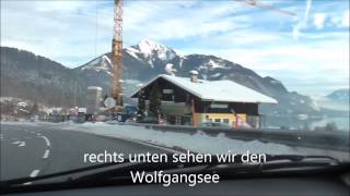 Fahrt durch das Salzkammergut von Salzburg nach Traunkirchen am Traunsee [upl. by Sada]