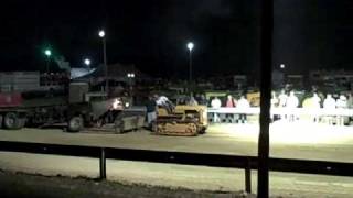 Bobs Cletrac AD pulling at Williams Grove PA [upl. by Enaej]