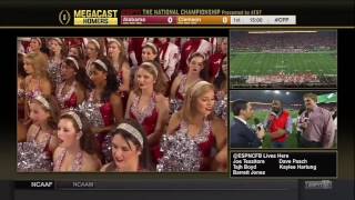 2015 CFP National Championship Homers Megacast  2 Alabama vs 1 Clemson HD [upl. by Putscher]