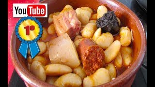 ☑️ FABADA ASTURIANA CASERA  RECETA TRADICIONAL ❤️ 🧡 💛 [upl. by Sharp]