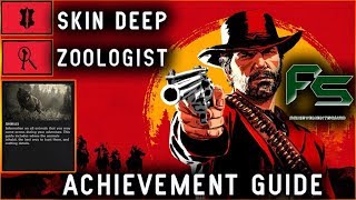 Red Dead Redemption 2  Zoologist amp Skin Deep Achievement Guide [upl. by Lawrence]