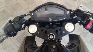 Aplikasi Stang Jepit  ClipOn pada YAMAHA Xabre PART 1 [upl. by Falcone]