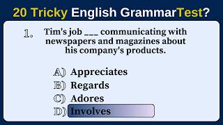 Can You Pass This Test Ultimate Grammar Challenge Test Your English Skills [upl. by Mullins]