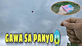 simpleng saranggola na panyo pano gawen  saranggola vlogs  kalitar vlog [upl. by Anyg]