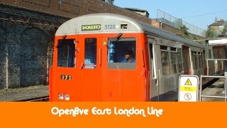 OpenBve London Underground East London Line  Shoreditch to New Cross Gate [upl. by Stepha]