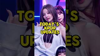 TODAYS KPOP UPDATES 🔥 kpop short [upl. by Eduard]