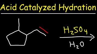 Alkene  H2SO4  H2O [upl. by Ahsiret]