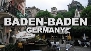 BadenBaden a Spa Town at the Edge of the Black Forest in Germany [upl. by Xylina]