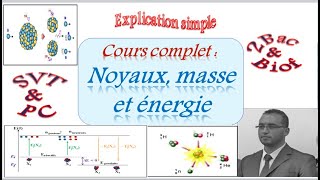 2 Bac Biof  Cours  Noyaux Masse et énergie Option PC SM et SVT Nucléaire [upl. by Augustin]