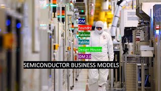 Semiconductor Business Models  IDM  Foundry Fabless Fablite Design Houses EDA OSAT ATE [upl. by Eldnar]