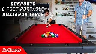 GoSports Mid Size Billiards Table [upl. by Inah]