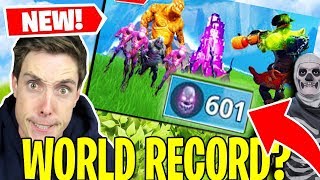 MAX ZOMBIE KILLS RECORD IN FORTNITE BEATING LAZARBEAM [upl. by Morgen843]