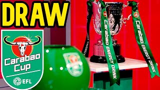 CARABAO CUP QUARTERFINAL DRAW WATCH ALONG [upl. by Karlee]