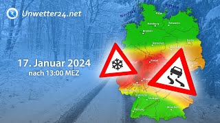 Tief quotGertrudquot bringt heftige Schneefälle und Glatteis bis ins Tiefland [upl. by Childs]