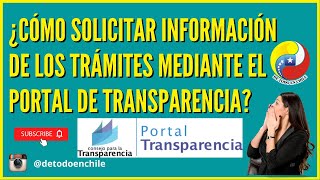 como solicitar información de los trámites Migratorios por medio del portal de transparencia 👀✅ [upl. by Chud]