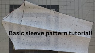 Basic sleeve pattern [upl. by Ahsienauq557]