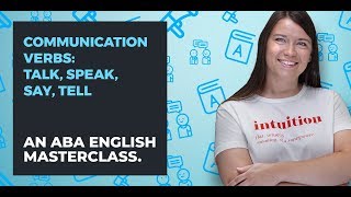 Communication Verbs in English  A Guide [upl. by Langham636]