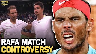 Nadal vs Sonego CONTROVERSY at Wimbledon 2022  Tennis Talk News [upl. by Dianthe]